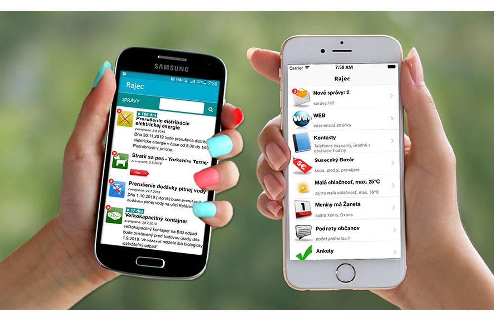 Mesto Rajec zlepšuje informovanosť občanov, spustilo vlastnú mobilnú aplikáciu