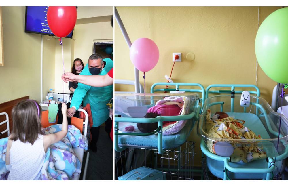 Na Medzinárodný deň detí nezabudli ani v žilinskej nemocnici, potešili detských pacientov