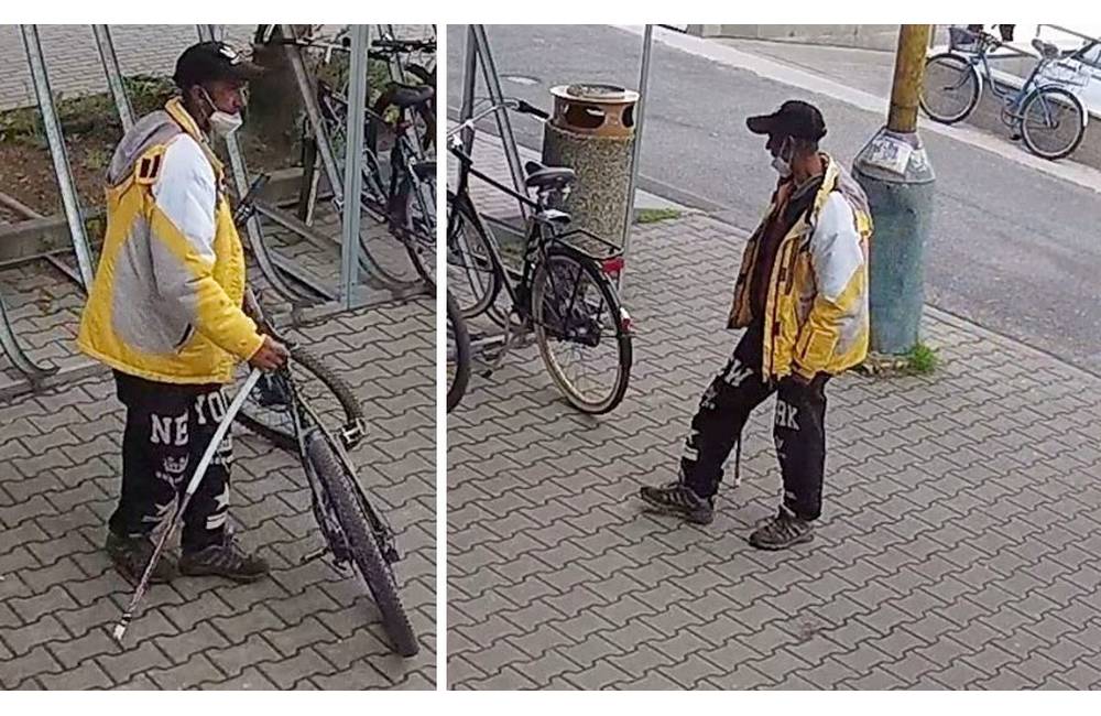 Žilinskí policajti pátrajú po neznámom mužovi, ktorý odcudzil bicykel pri poliklinike ŽILPO