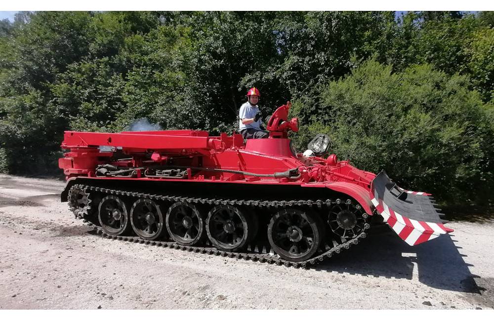 Tankisti zo Záchrannej brigády HaZZ v Žiline sa zúčastnili pravidelného výcviku a kondičných jázd