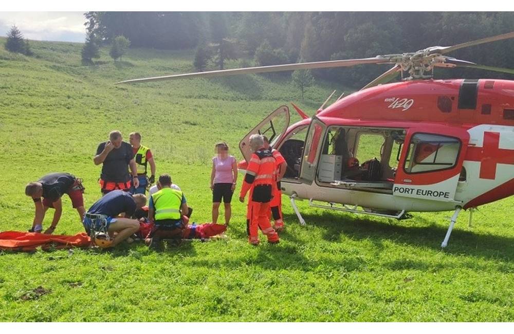 Záchranári opäť zasahovali v Malej Fatre, z päťmetrovej výšky spadlo do potoka 9-ročné dievča