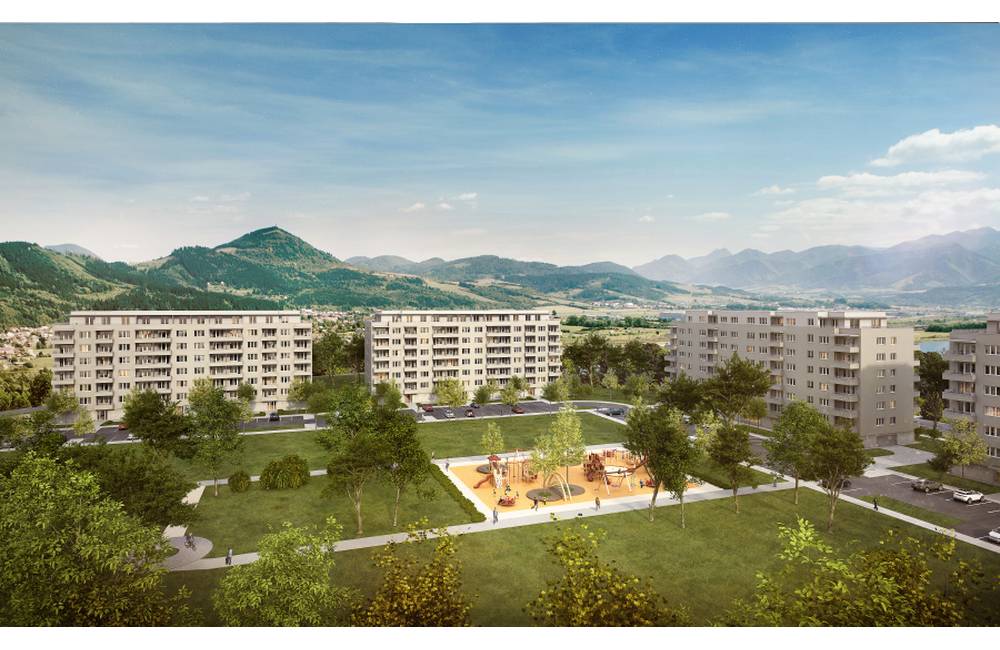 Foto: V Žiline začala výstavba II. etapy projektu Zelené Vlčince, byty sú už v predaji