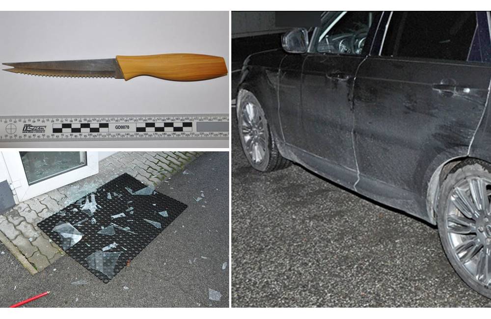 23-ročný mladík najskôr ohrozoval ľudí nožom, následne chcel ukradnúť naštartované auto