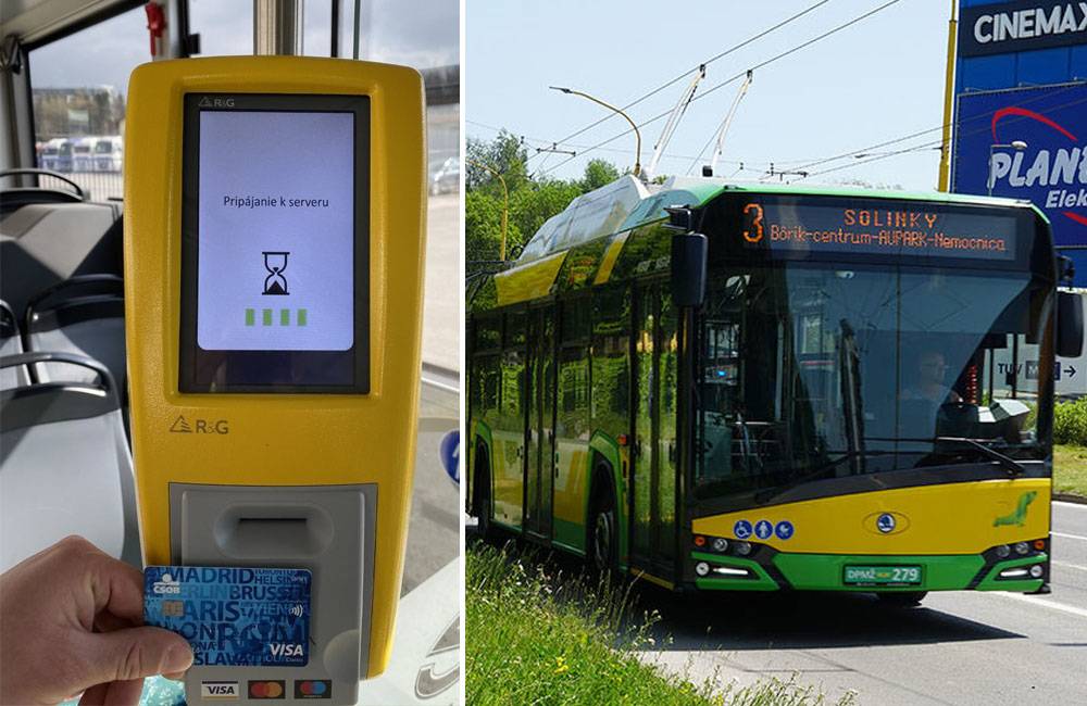 Vo všetkých vozidlách mestskej hromadnej dopravy v Žiline už fungujú platby kartou aj hodinkami