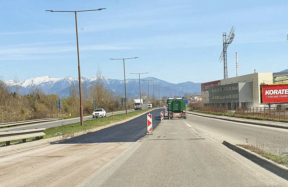 Oprava Ľavobrežnej ulice bude stáť 657-tisíc eur, dĺžka rekonštruovaného úseku je dva a pol kilometra