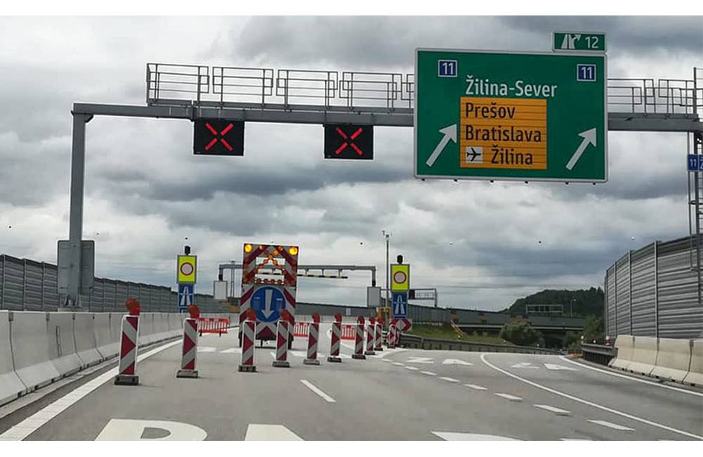 Od dnešného dňa sú uzavreté časti diaľnice D1 a D3 pri Žiline z dôvodu rozširovania križovatky