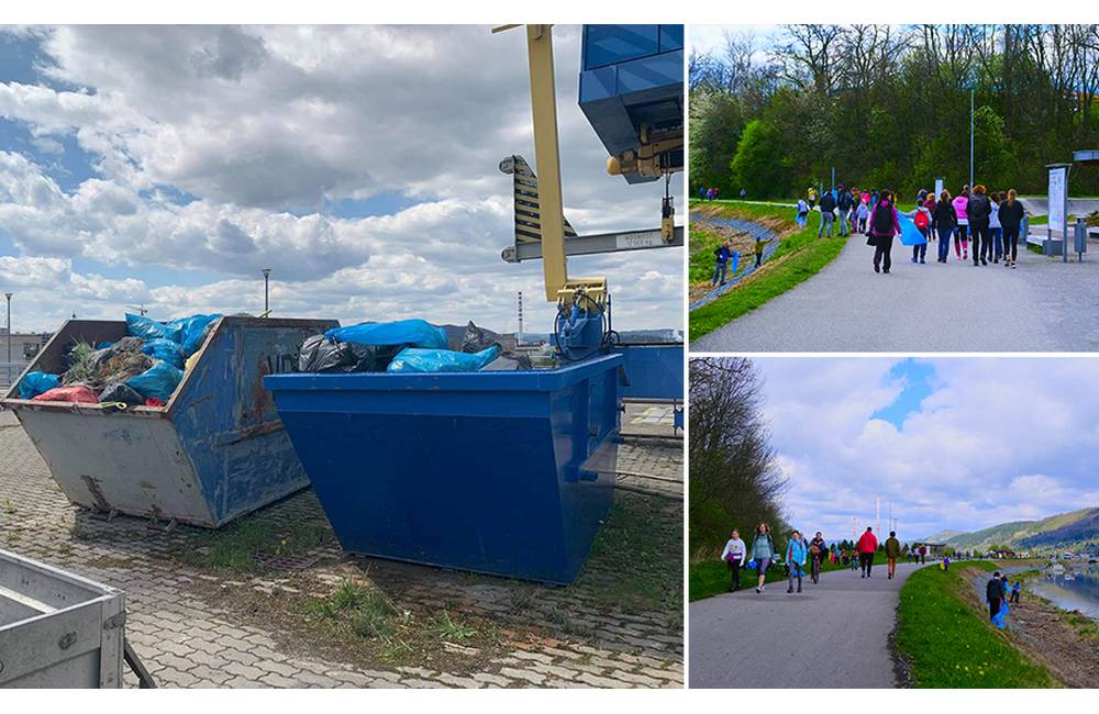 FOTO: 150 dobrovoľníkov vyčistilo vodné dielo v Žiline, zaplnili dva kontajnery