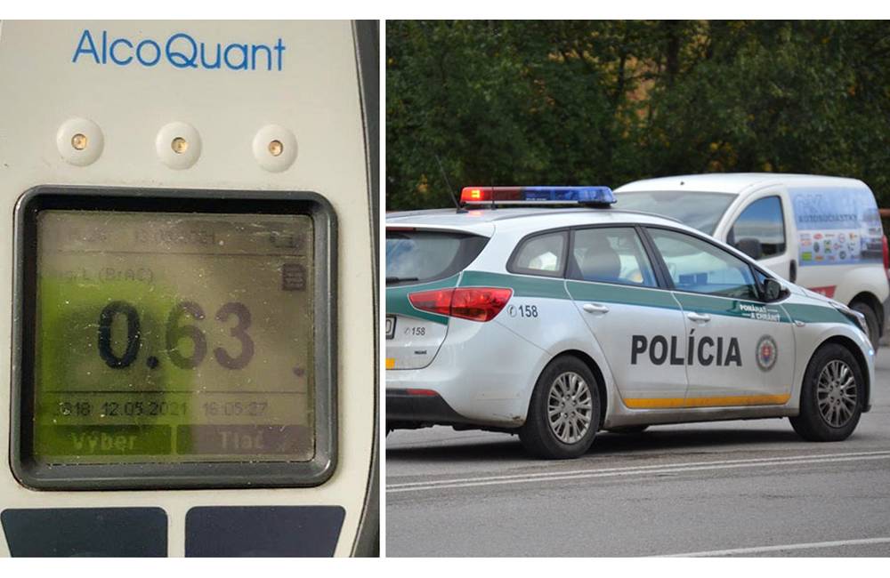 38-ročný muž z Topoľčian jazdil po Žiline opitý, pozornosť policajtov upútal prekročením rýchlosti