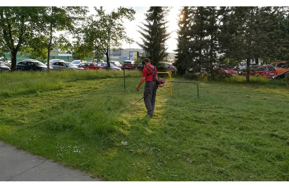 Foto: Vysokú trávu začal kosiť ďalší dobrovoľník na sídlisku Solinky, občania si kosia sami aj v Zástraní