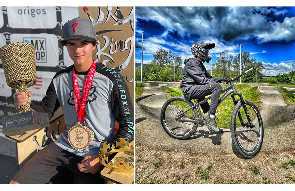 Talentovaný 15-ročný cyklista Tommy Miškolci z Rajeckých Teplíc opäť víťazom v kategórii Elite v pumptracku