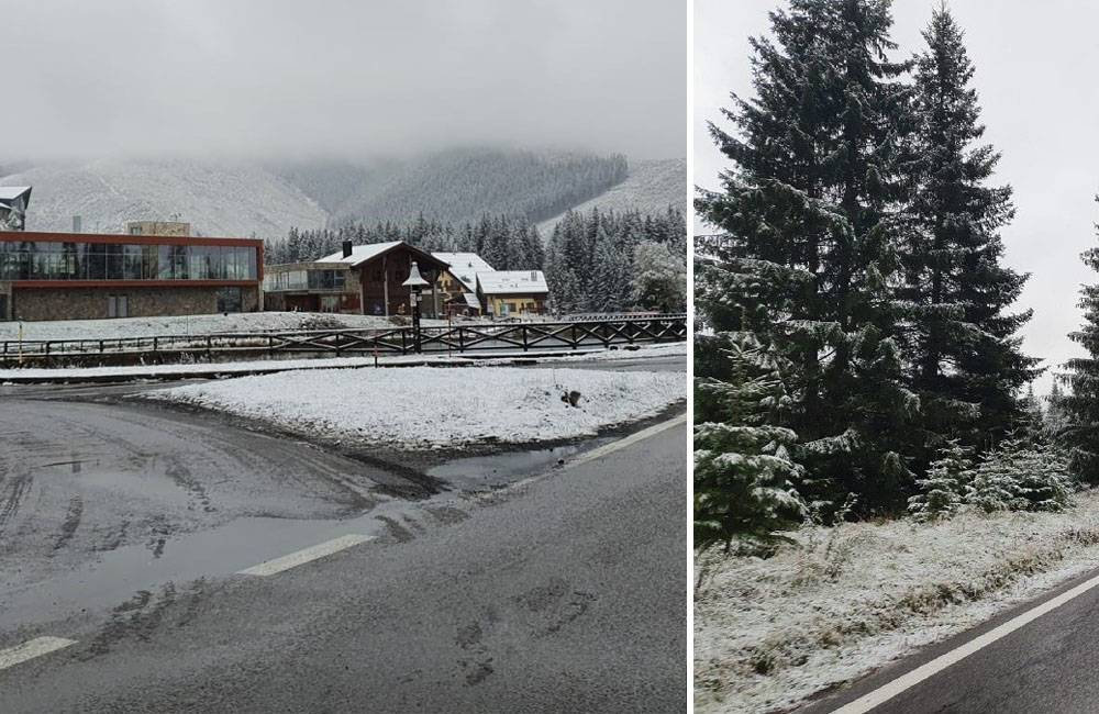 Na území Žilinského kraja sa dnes ráno objavil prvý sneh, podvečer môže napadnúť aj v Žiline