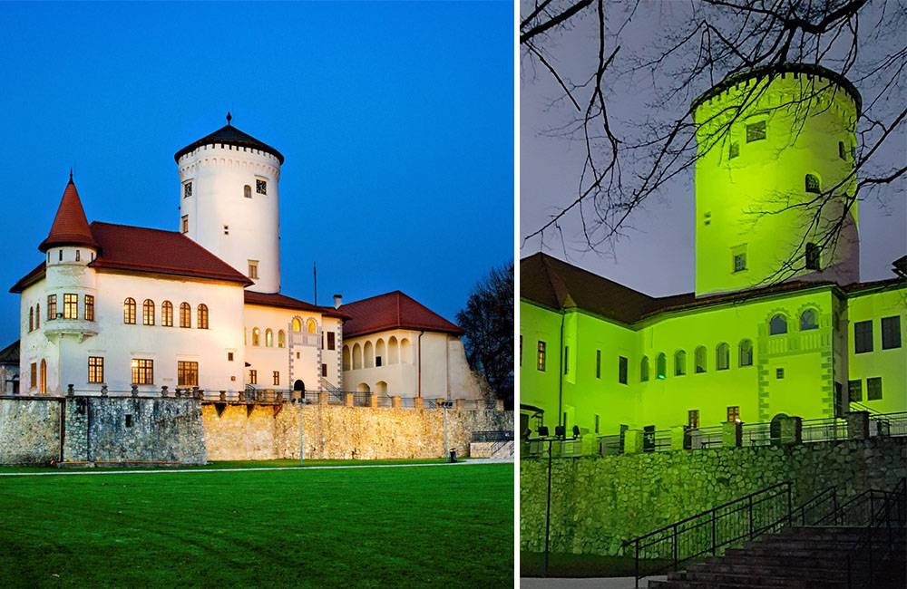 Foto: Dnes večer bude svietiť Budatínsky hrad na zeleno, zapojí sa tak do výzvy na podporu ochrany prírody
