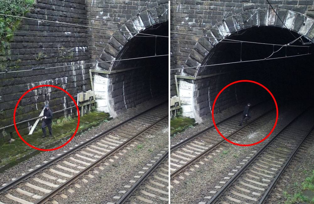 Neznámy muž riskoval život, aby v železničnom tuneli odcudzil elektrický kábel