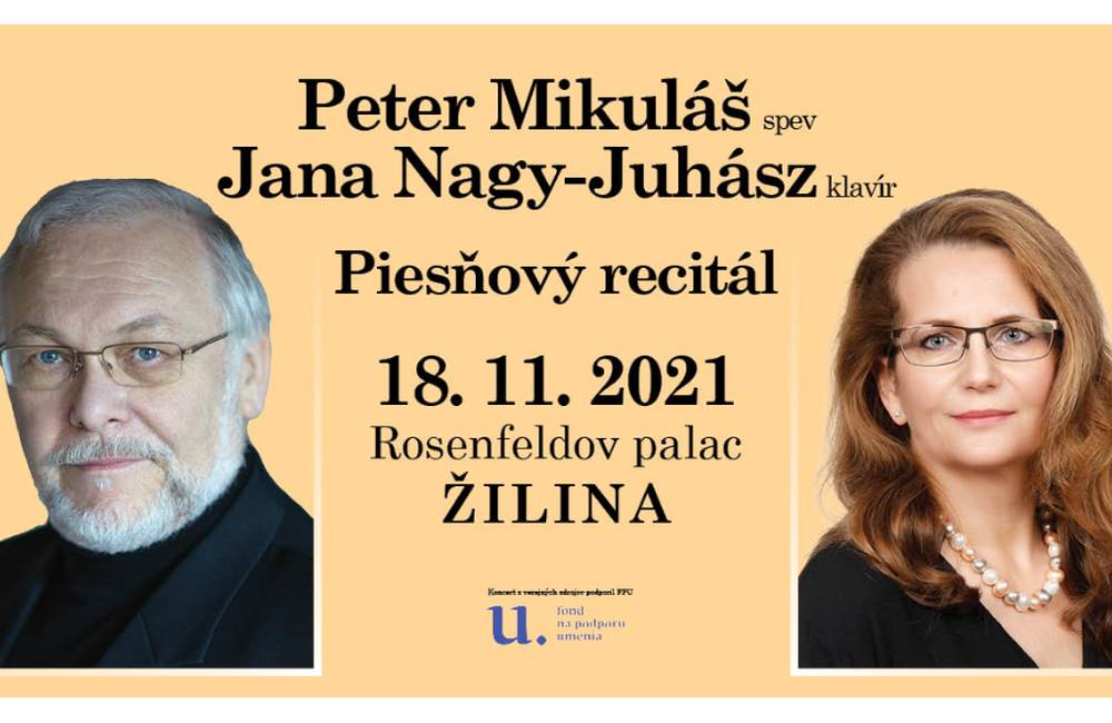 KONCERT: Peter Mikuláš & Jana Nagy-Juhasz: Piesňový recitál