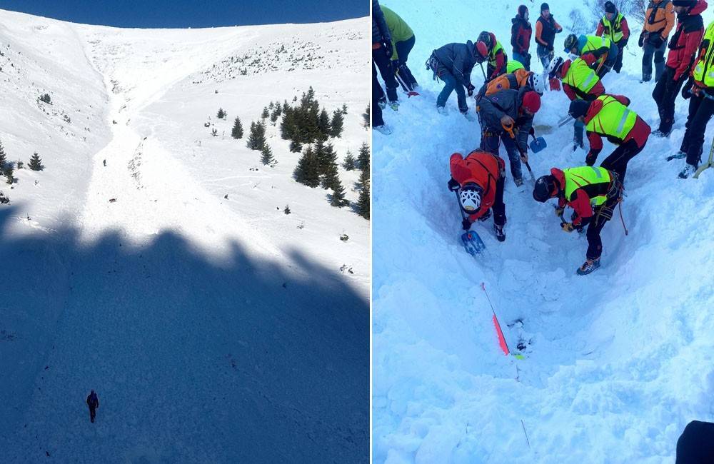 Záchranári našli druhého skialpinistu zasypaného lavínou vo Veľkej Fatre, telo vykopali z hĺbky 1,5 metra