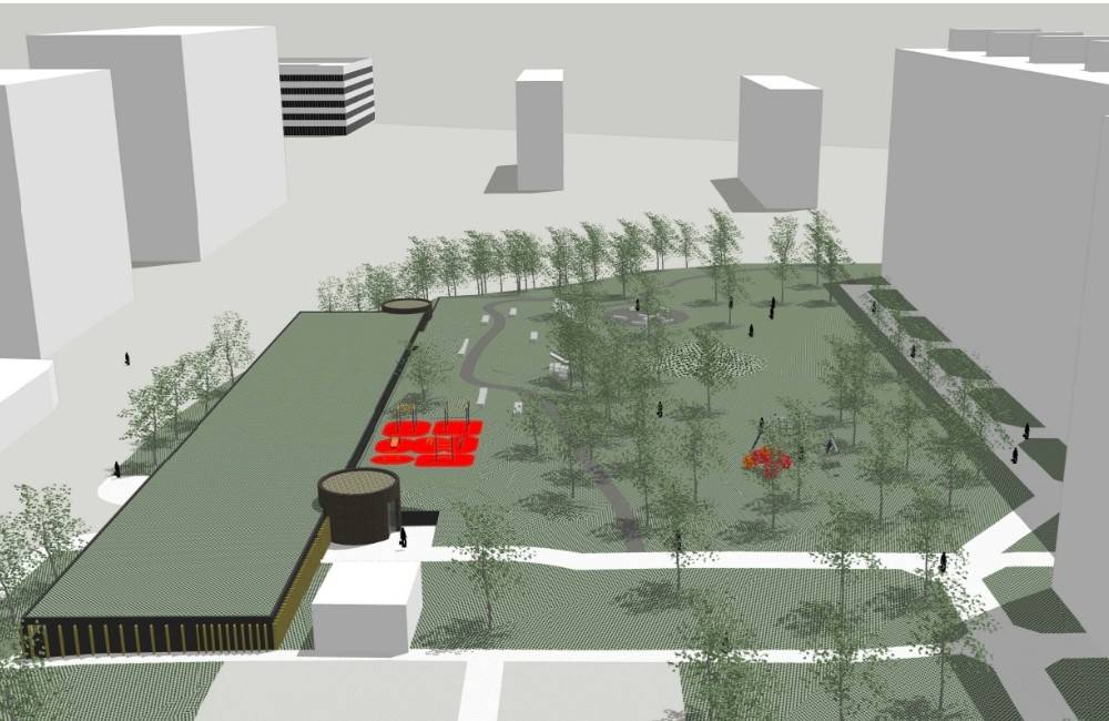 Reinoo predstavilo nový návrh podzemného parkovania na Vlčincoch