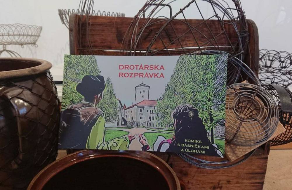 Foto: Považské múzeum pripravilo pre deti komiks Drotárska rozprávka, ktorý oživí prehliadku Budatínskeho hradu
