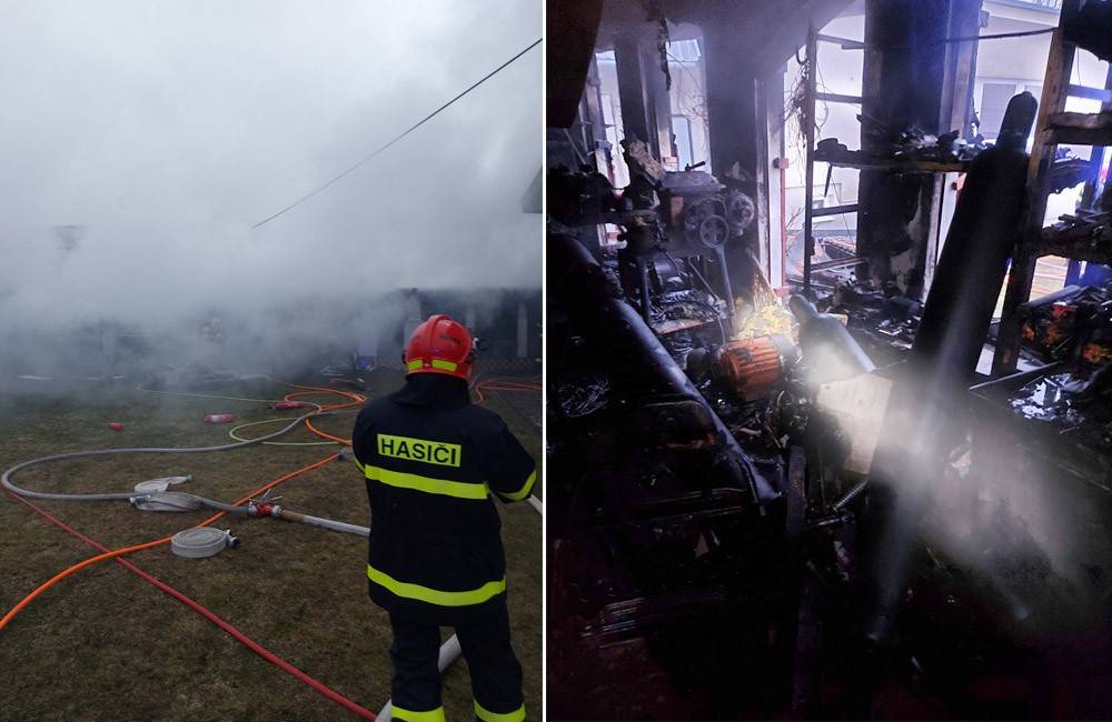 V žilinskej mestskej časti Trnové došlo k požiaru sústružníckej dielne, prví na miesto dorazili dobrovoľní hasiči