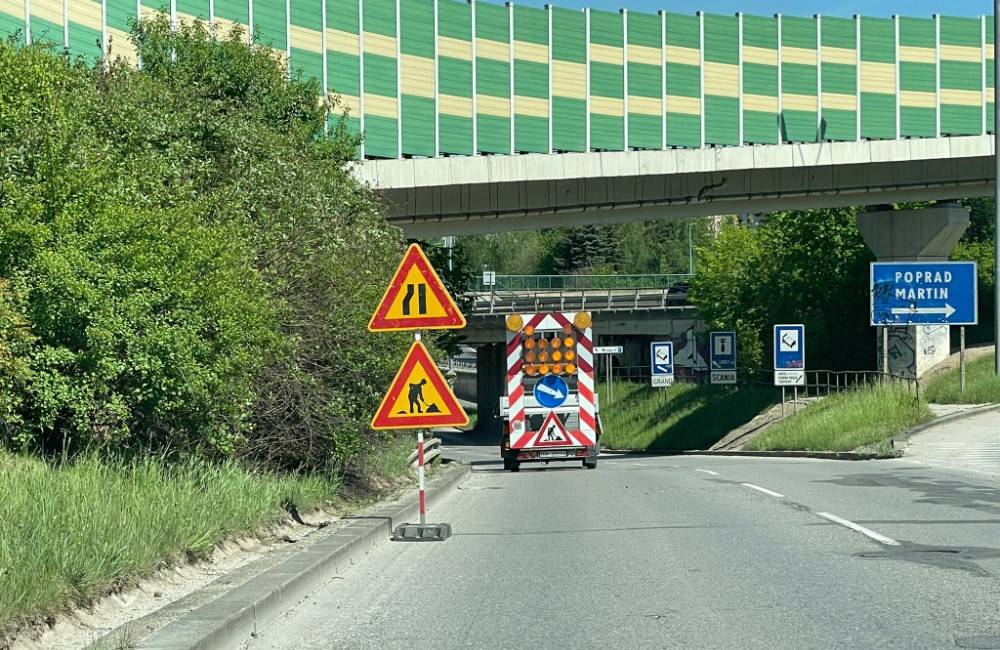 AKTUÁLNE: Prejazd na ceste I/64 od Rajca na Bratislavu je obmedzený. Obchádzka vedie cez žilinský Rondel