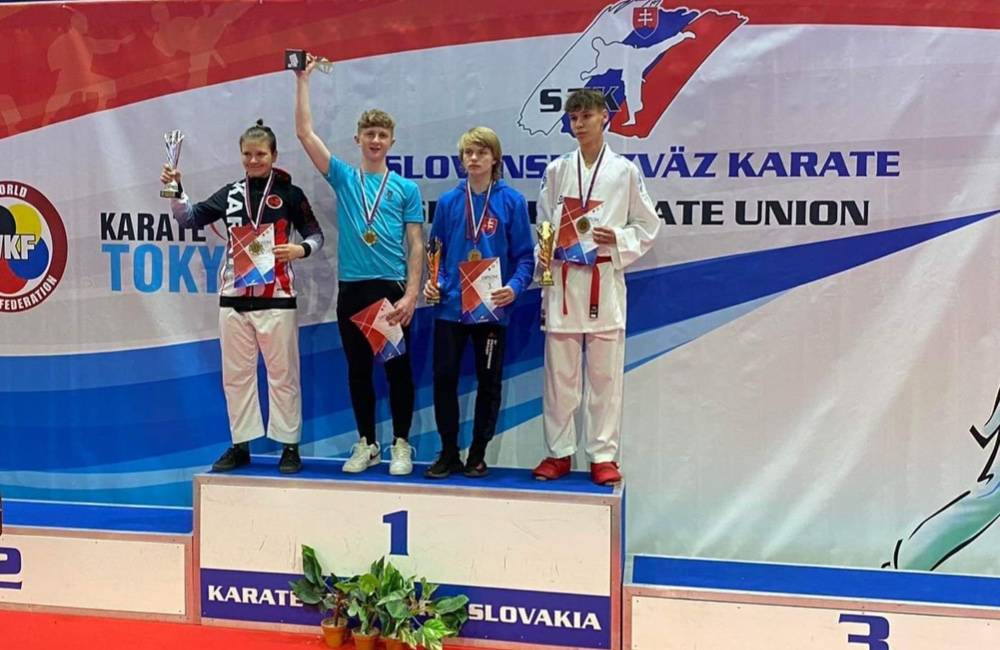 Foto: Žiak základnej školy Richard Turčaník z Liptovského Mikuláša zahviezdil na Majstrovstvách SR v karate