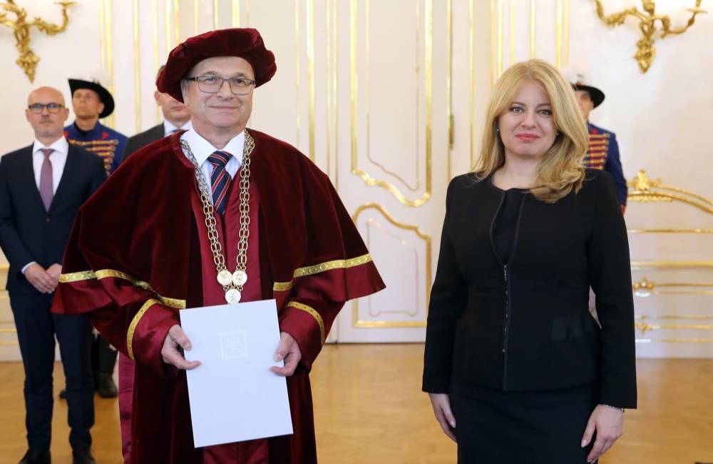 Prezidentka Zuzana Čaputová vymenovala Jána Čelka za rektora Žilinskej univerzity