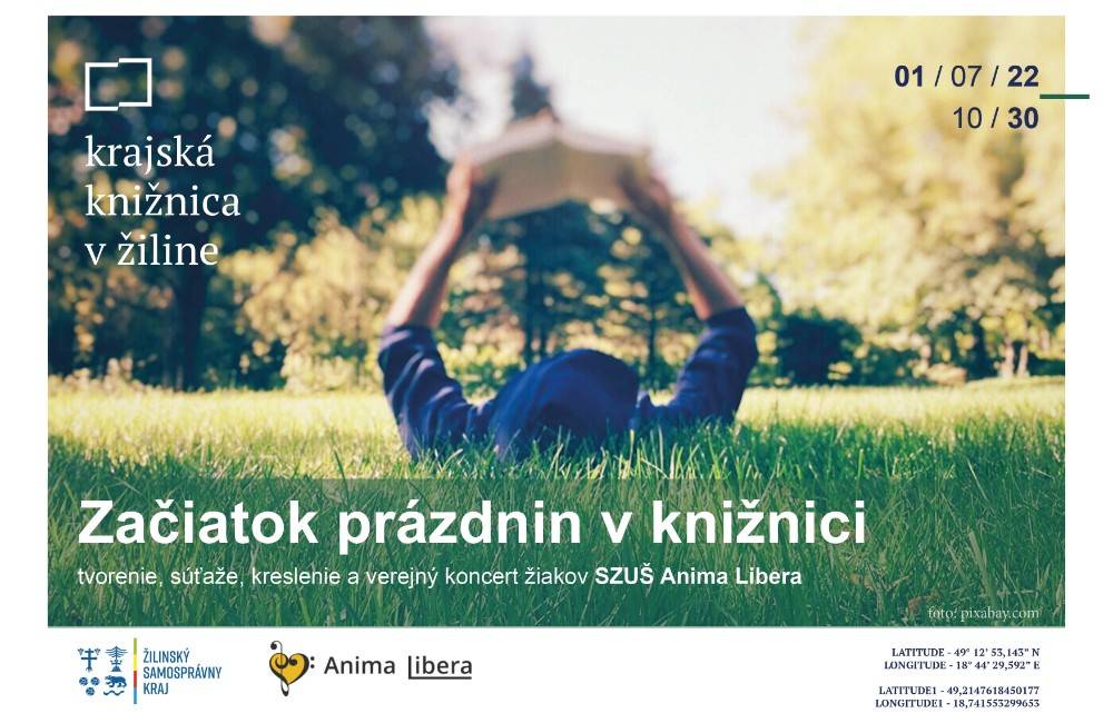 Foto: Oslava letných prázdnin v Literárnom parku za Krajskou knižnicou v Žiline: Tvorba, súťaže či kreslenie