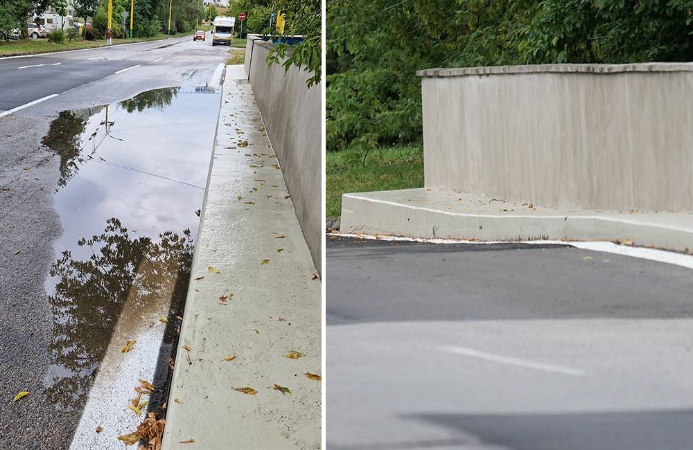 Foto: Mesto uzavrelo zmluvy na opravu mosta na Vlčincoch za 188-tisíc eur, výsledkom je krivý múr aj vozovka