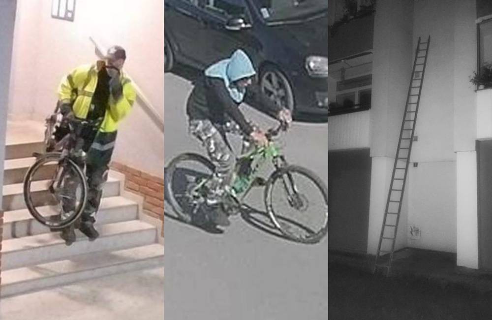 Foto: V Žiline ukradli ďalšie tri bicykle, v jednom prípade ho odcudzili za pomoci rebríka z balkóna bytového domu