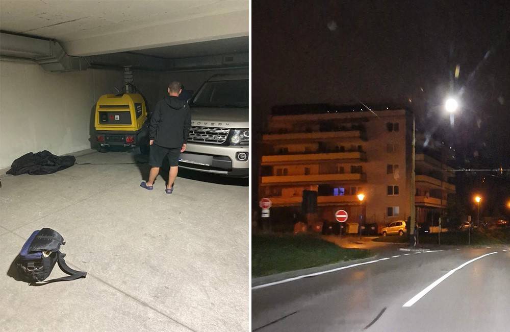 Foto: Ukradnutú svetelnú vežu vypátrala žilinská polícia na sídlisku Hájik, odstavená bola v garáži obytného komplexu
