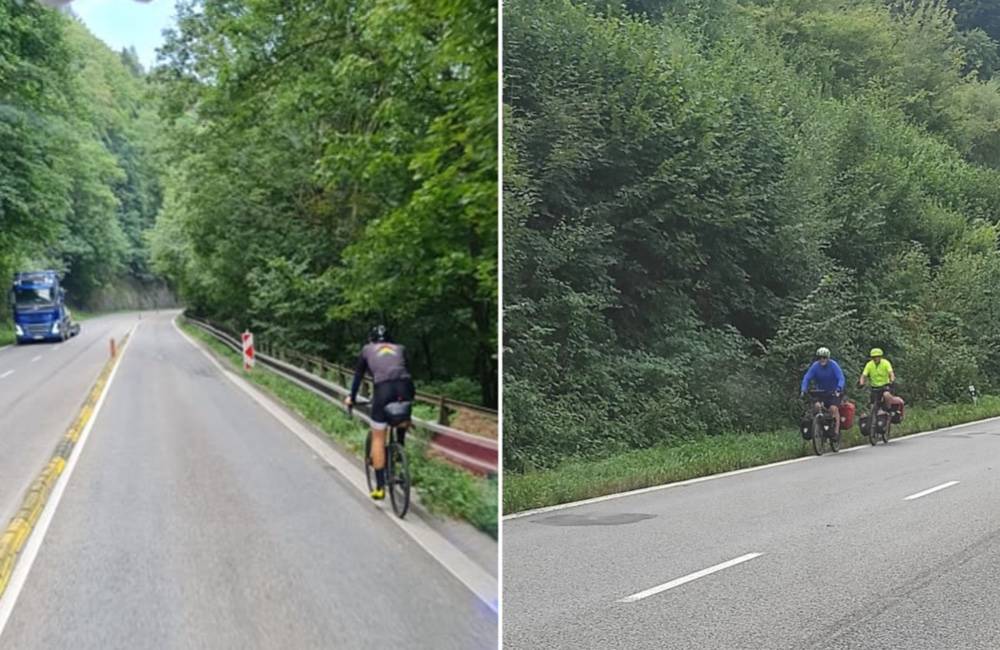 Cyklisti pod Strečnom pravidelne spomaľujú premávku, riešením by mohlo byť dobudovanie Vážskej cyklotrasy