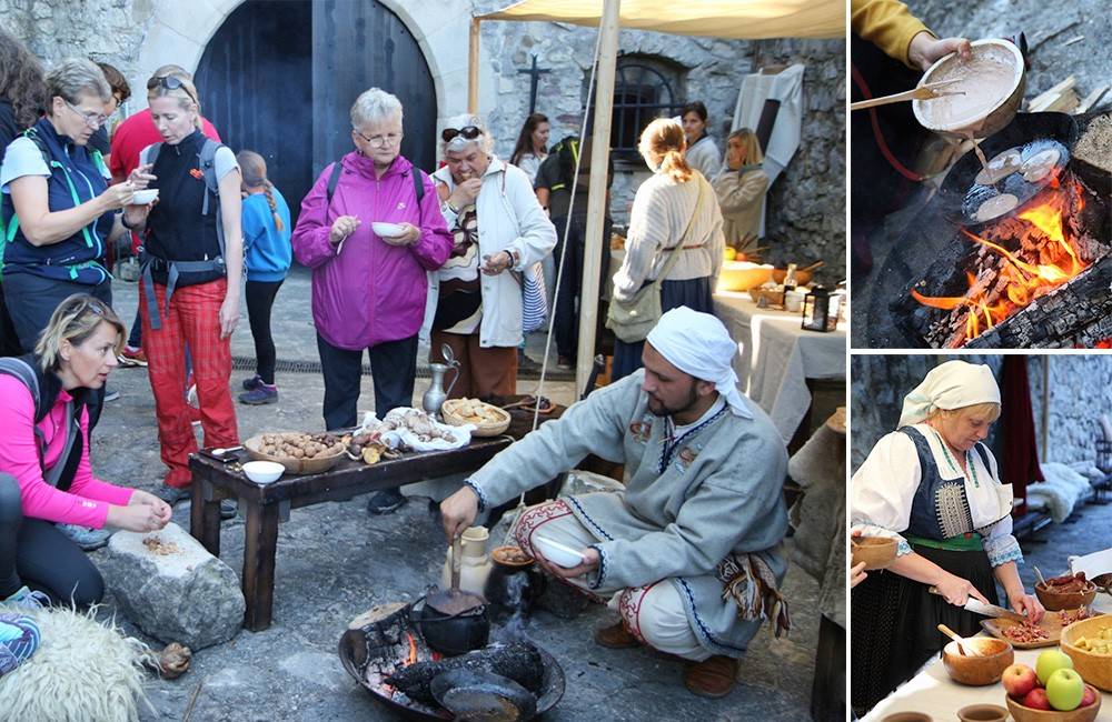 Obľúbené podujatie Cestovanie v čase prinesie na Hrad Strečno stredovekú kuchyňu i prehliadky