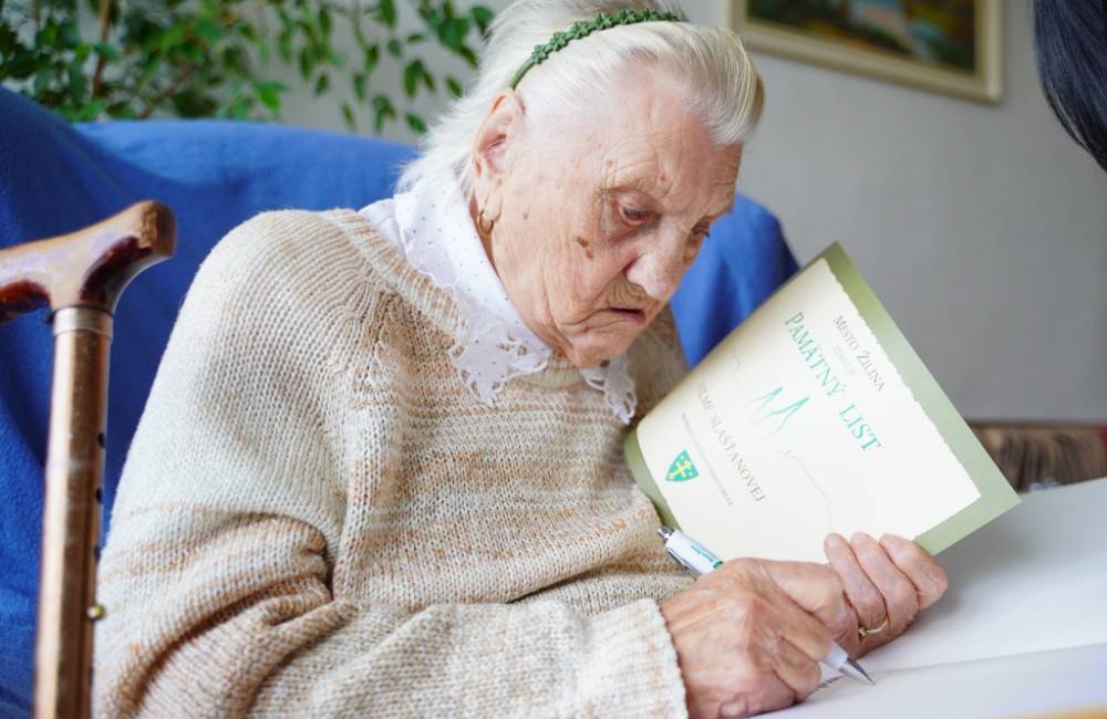 Vilma Slašťanová zo Závodia oslávila vzácne životné jubileum, 12. augusta sa dožila okrúhlych 100 rokov