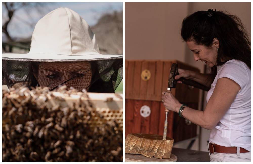 Foto: Včelárova žena Katarína Ofúkaná: Včelí vosk nie je pre mňa iba položkou na sklade, ale kusom života včiel