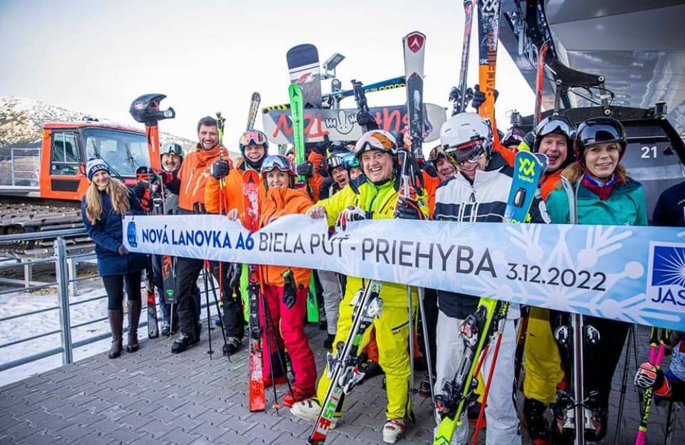 Foto: FOTO: Petra Vlhová otvorila zimnú sezónu v Jasnej, v stredisku pribudla nová lanovka za 17 miliónov eur