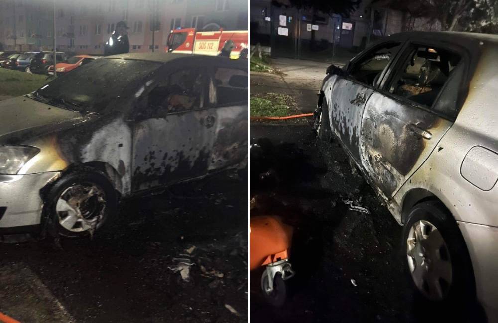 Na žilinskom sídlisku Solinky horeli dva kontajnery, oheň poškodil aj vozidlo zaparkované v ich blízkosti
