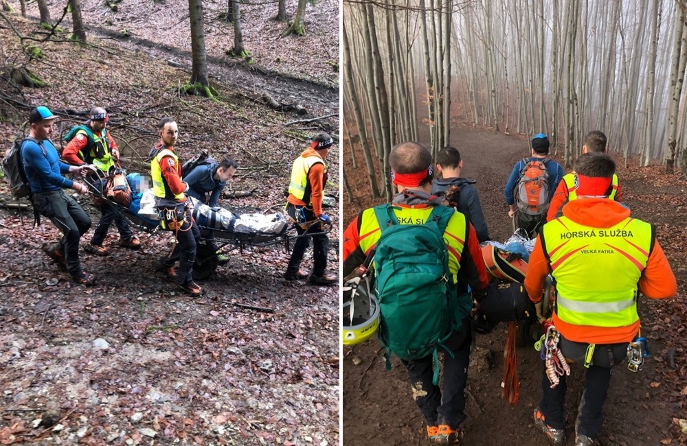 Horskí záchranári pomáhali turistovi pod vrcholom Čipčie v Malej Fatre, počas výstupu dostal srdcovú nevoľnosť