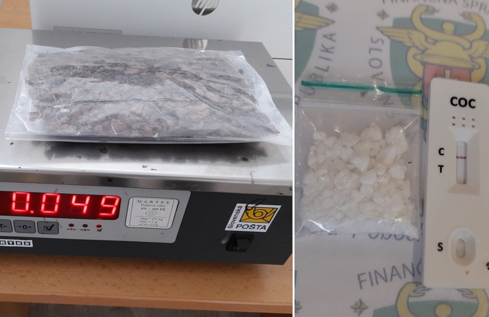 Foto: Kokaín, pervitín aj lysohlávky našli žilinskí príslušníci finančnej správy minulý rok v 21 poštových zásielkach