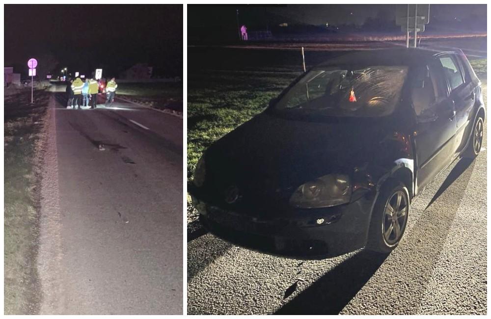 Foto: Smrteľná nehoda neďaleko Bytče: 18-ročný vodič pri predbiehaní auta narazil do chodca