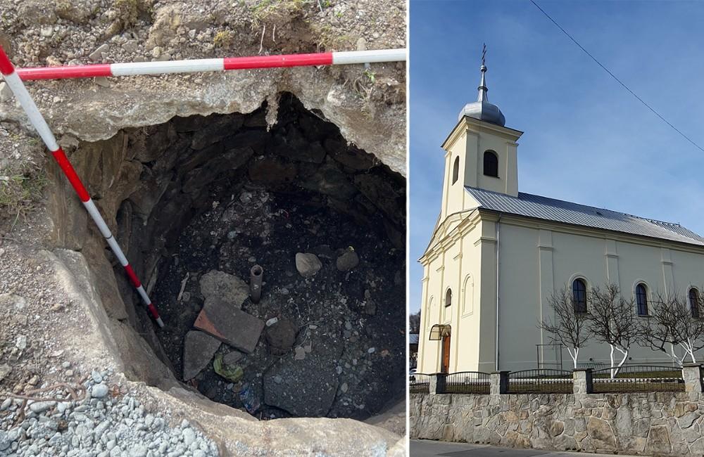 Foto: Pod starou dlažbou kostola pri Bytči odkryli studňu, ktorá sa dlhé roky ukrývala pred ľudským zrakom
