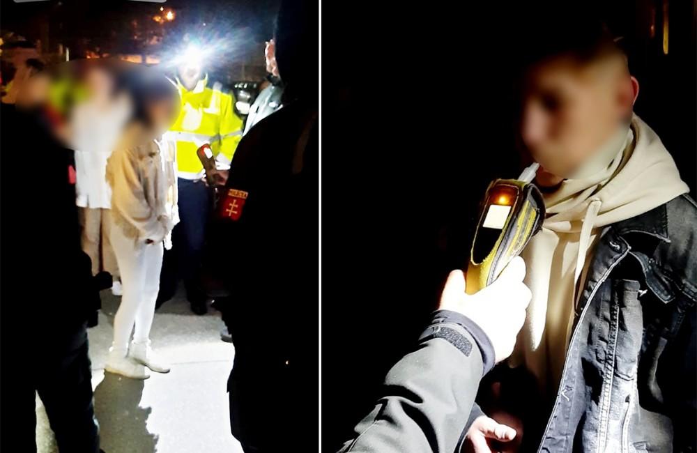 Policajti našli na Orave opitú mládež, nafúkali až 3 osoby z 35 skontrolovaných