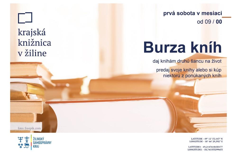 Burza kníh v Krajskej knižnici v Žiline už počas júna