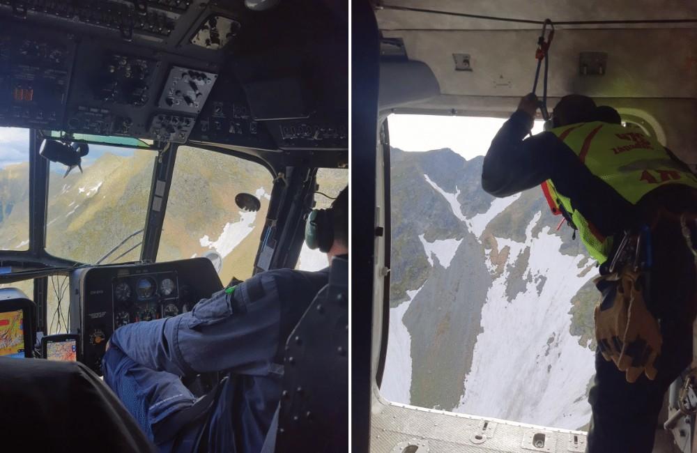 Z Baníkova spadla skalná lavína, oblasť prehľadala vládna letecká služba spolu s horskými záchranármi