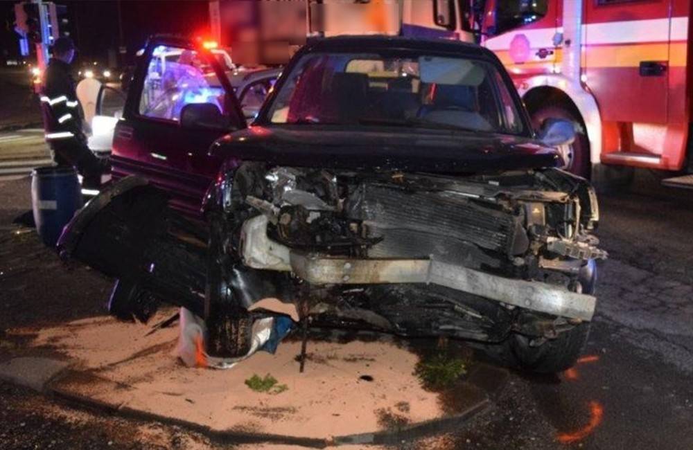 FOTO: Na križovatke hlavných ťahov na Liptove sa zrazili dvaja opití vodiči