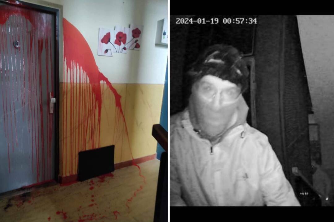 Ďalší útok na Airbnb! Maskované osoby obliali farbou dvere bytu na Vlčincoch, majiteľ ponúka odmenu