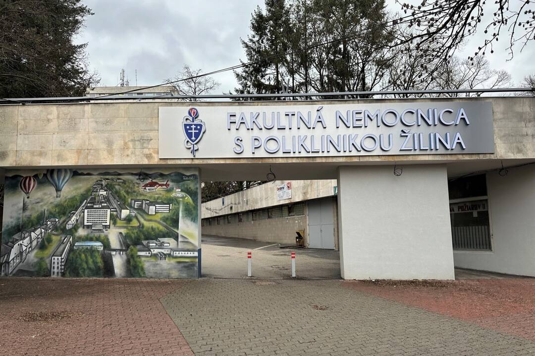 FOTO: Žilinská nemocnica opäť mení vstup do areálu. Na steny pribudli špeciálne umelecké diela
