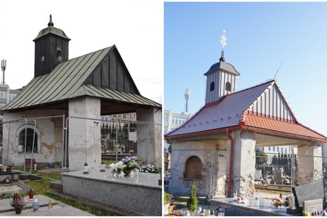 FOTO: Na žilinskom cintoríne rekonštruujú kaplnku zo 17. storočia. Zmenil sa aj jej názov