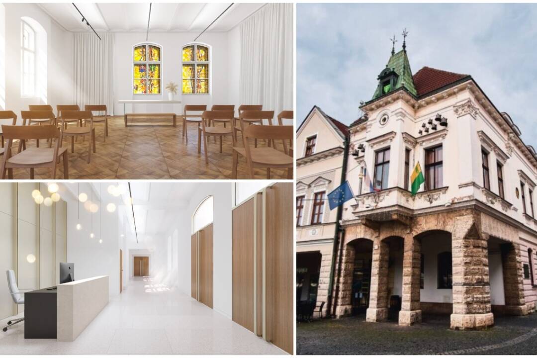 FOTO: Žilina zrekonštruuje mestskú radnicu vrátane sobášnej sály. Čo sa zmení a koľko to bude stáť?