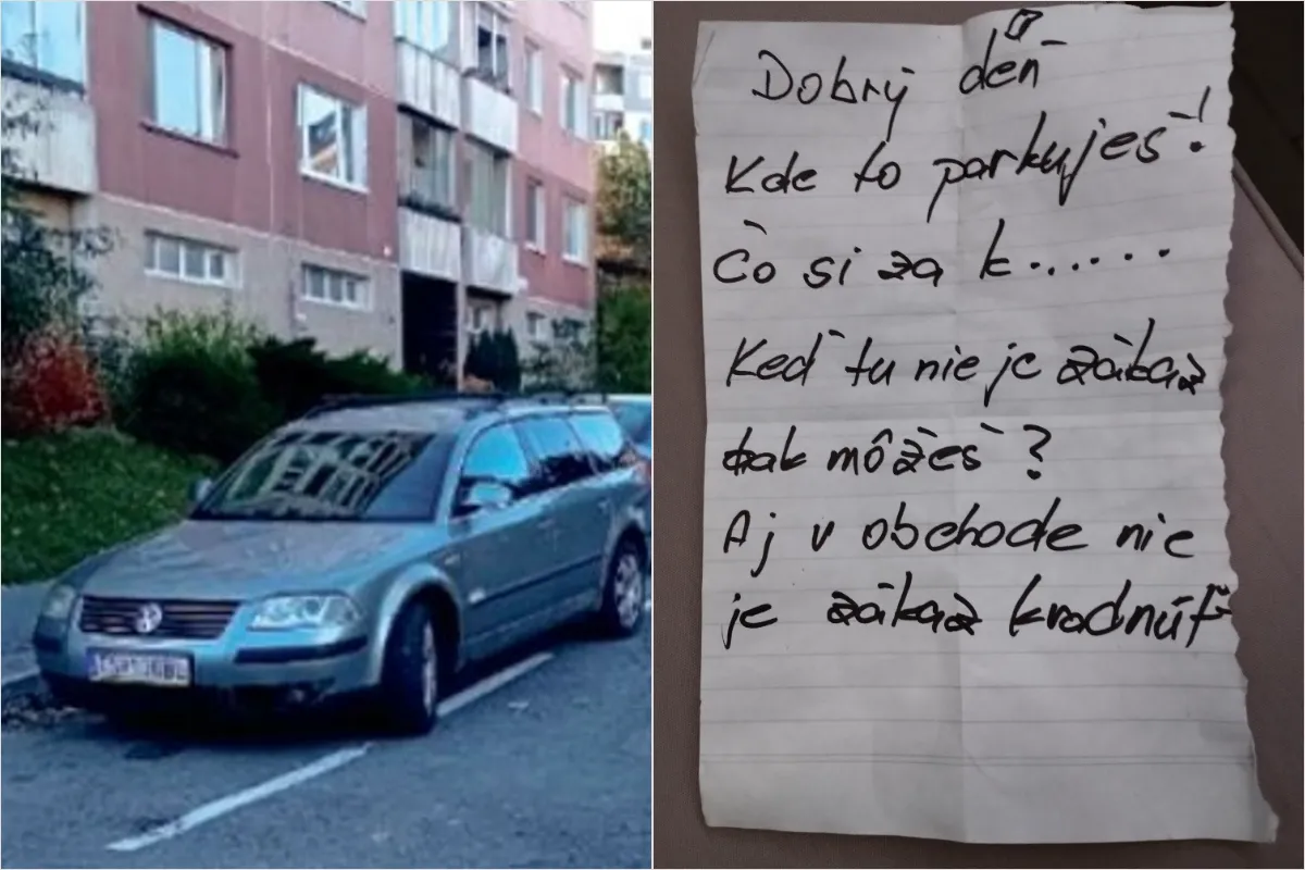 Problémy s parkovaním riešia aj v obci pri Žiline. Vodič si našiel za oknom nepríjemný odkaz