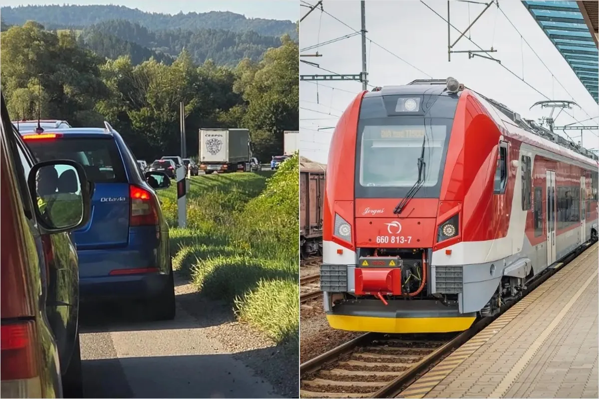 Kysuce sa spojili, žiadajú posilnenie vlakov počas výstavby D3. Už dnes jazdia preplnené