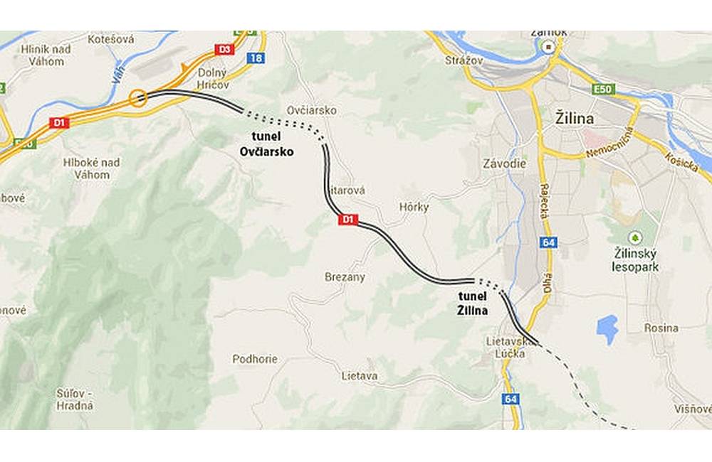 Foto: Dnes v Žiline "poklepú" základný kameň ďalšieho diaľničného úseku D1